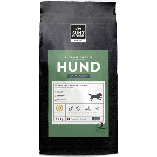 JAUNUMS! SUND PREMIUM HUND AKTIV suņu barība